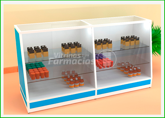 VITRINAS MOSTRADORES PARA FARMACIAS